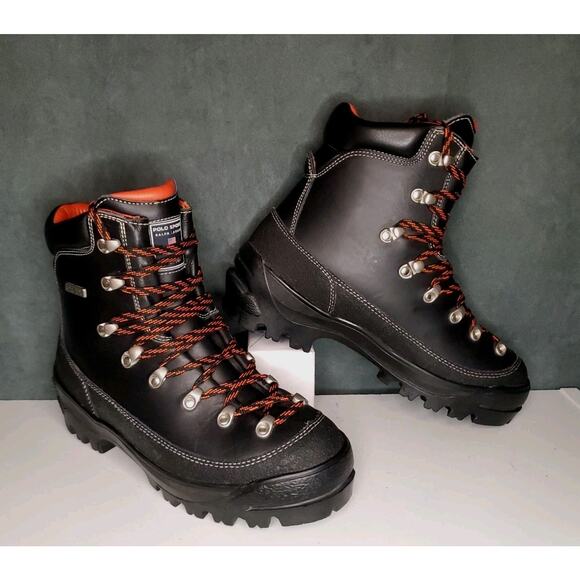 Polo Sport Ralph Lauren RLX Italy Made Mountaineer Hiking Gore-Tex Boots US 8.5 - Picture 2 of 16